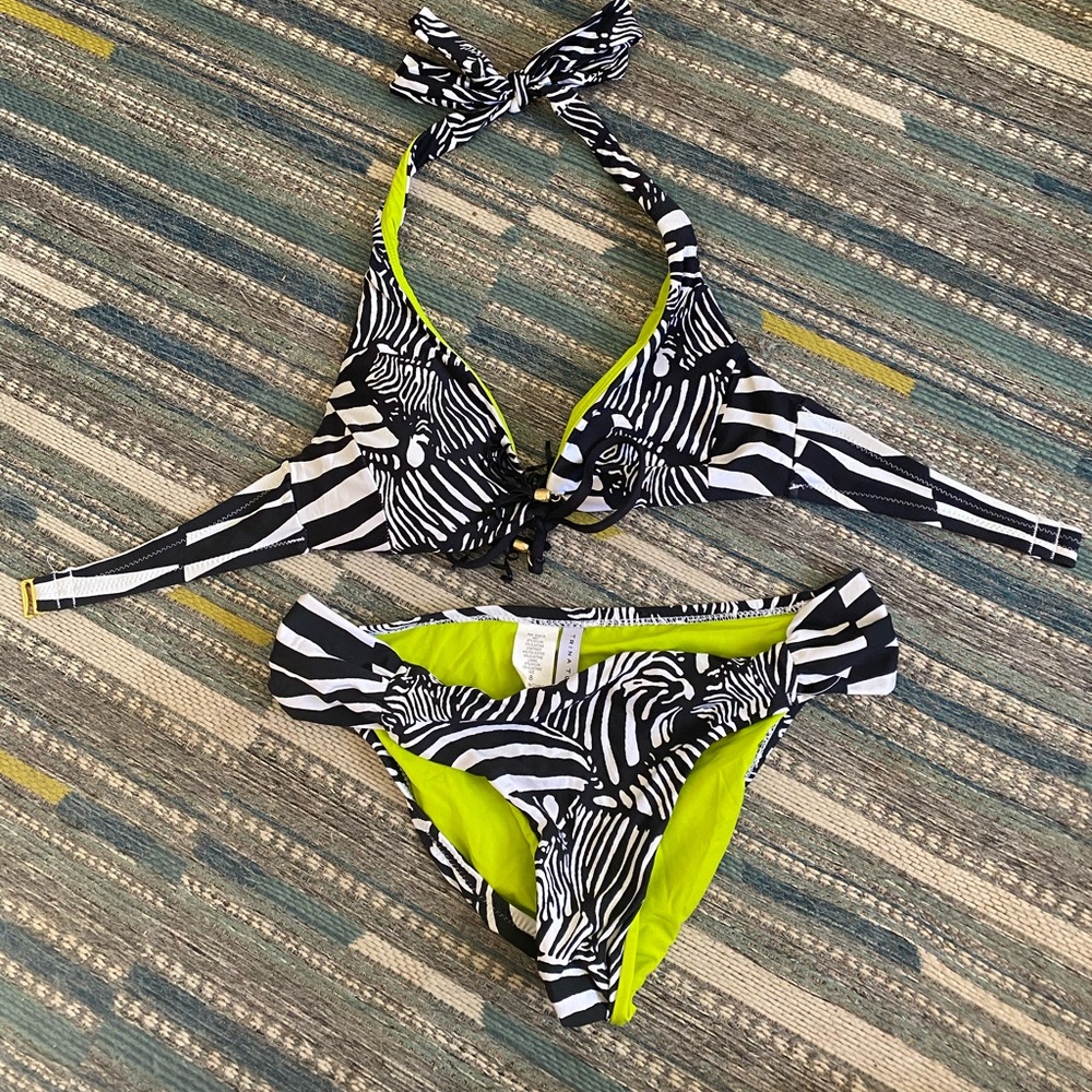 Trina Turk Zebra Bikini set